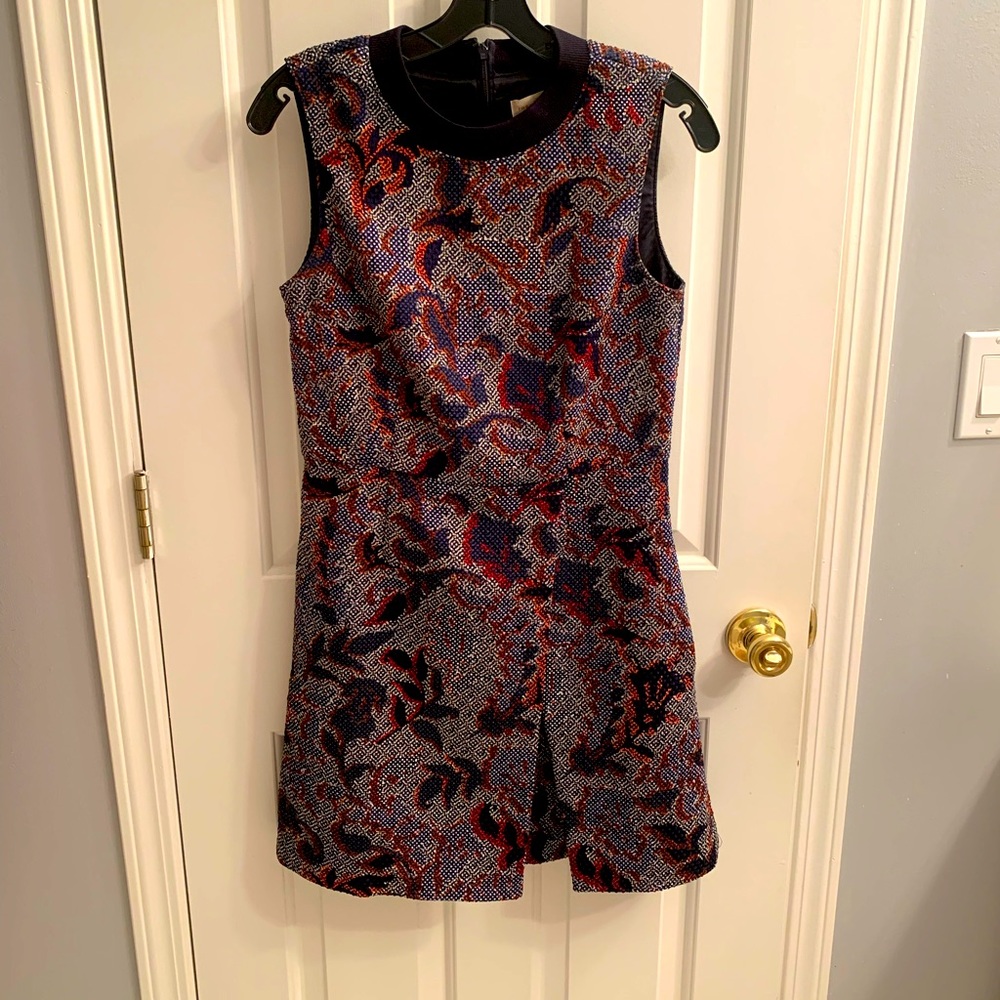 Tory Burch jacquard dress in Navy